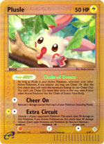 Plusle - 8/97 - Rare - Reverse Holo